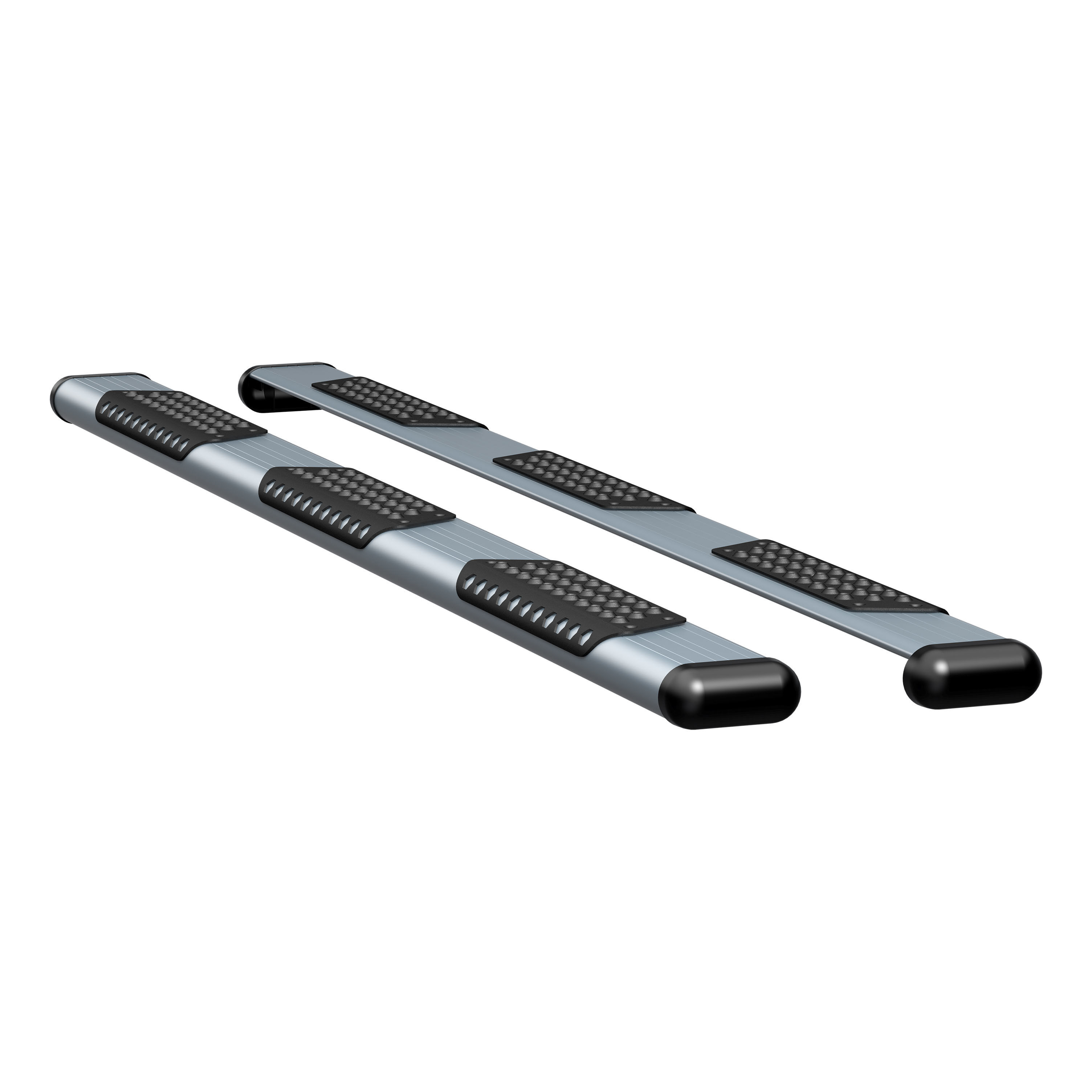 2014-2018 Ram 2500 Regular Cab 8' Box O-Mega II 6" Oval Side Steps Silver Luverne Truck - 583098-571439