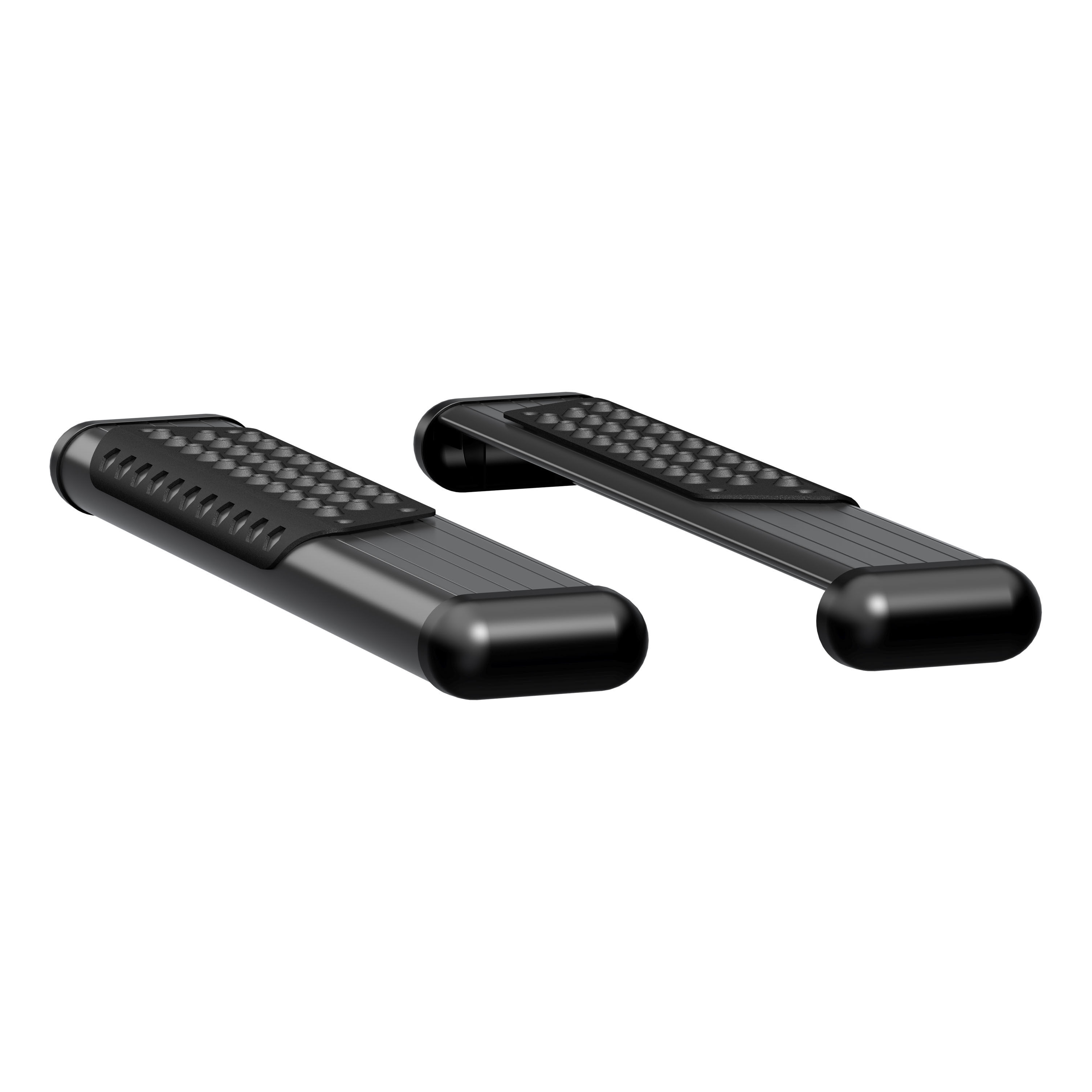 2015-2018 Ford Transit O-Mega II 6" Oval Side Steps Black Textured Luverne Truck - 584036-571720