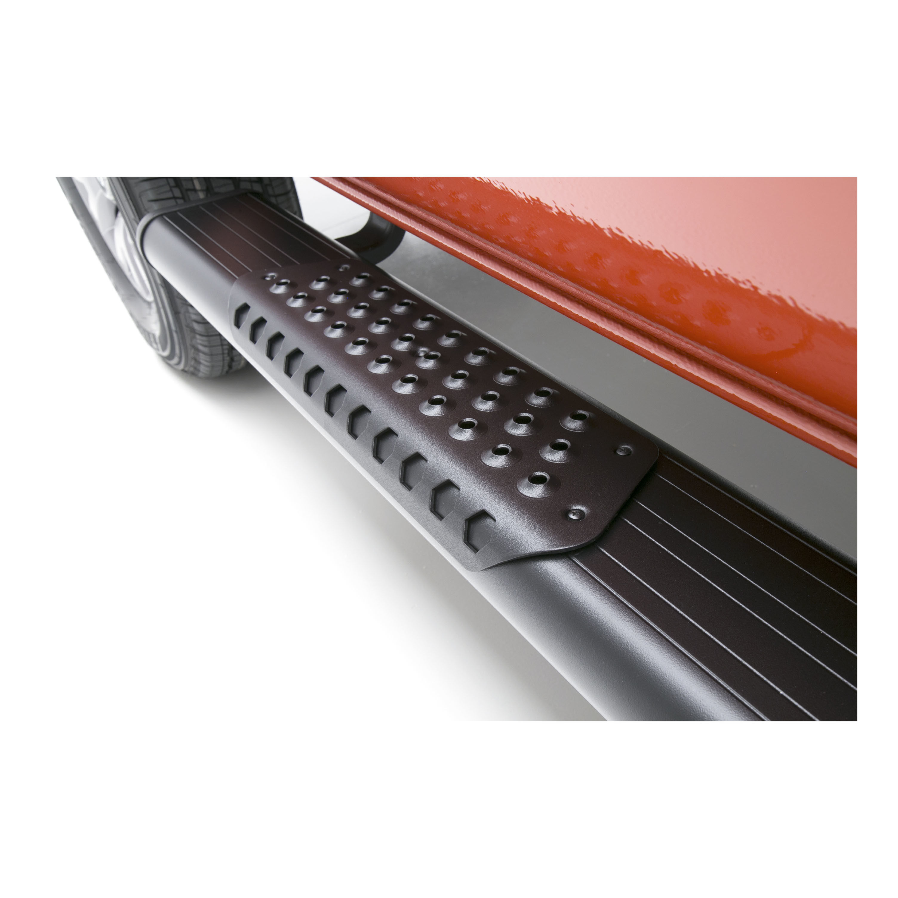 2005-2023 Toyota Tacoma Double Cab O-Mega II 6" Oval Side Steps Black Textured