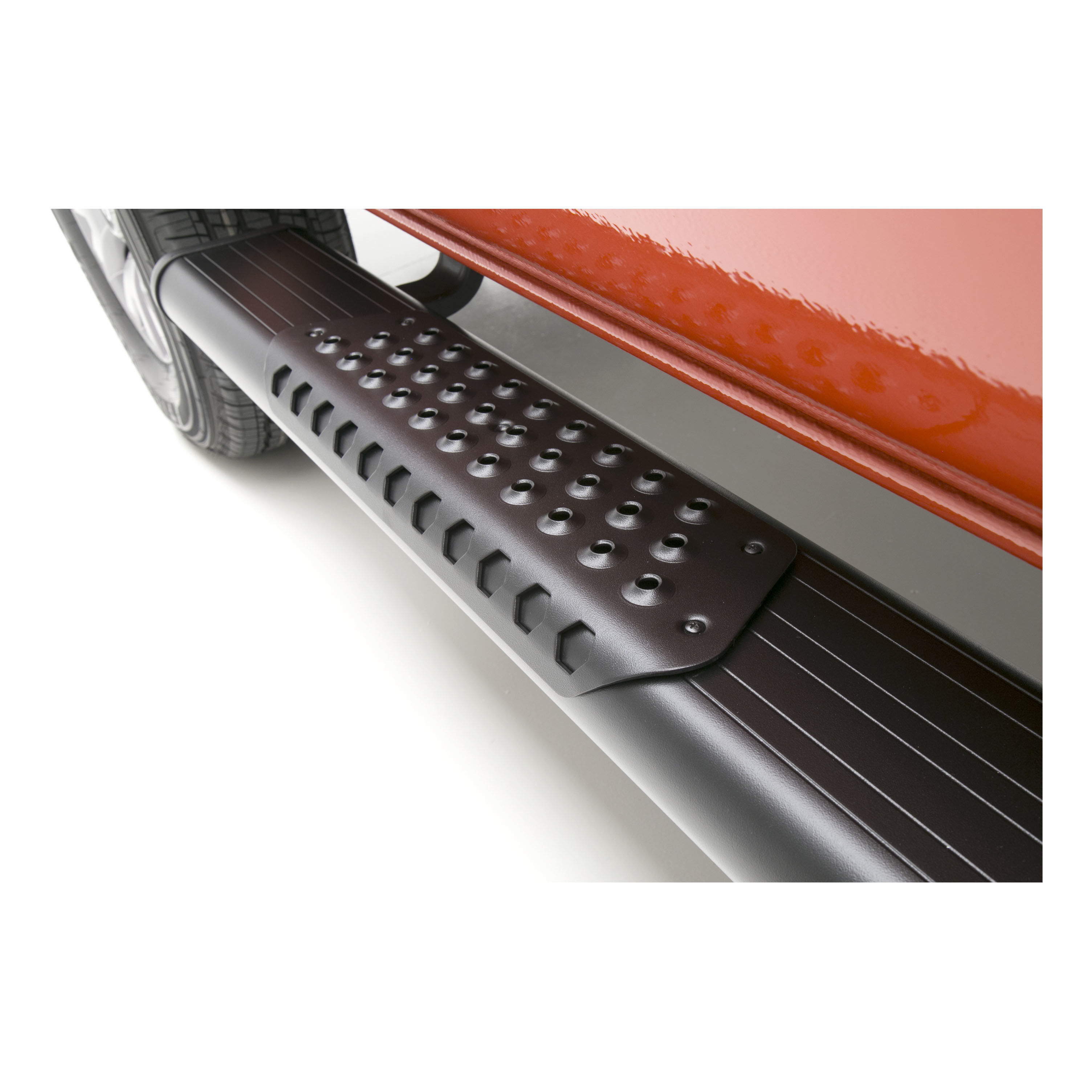 2007-2022 Toyota Tundra CrewMax Cab O-Mega II 6" Oval Side Steps Black Textured