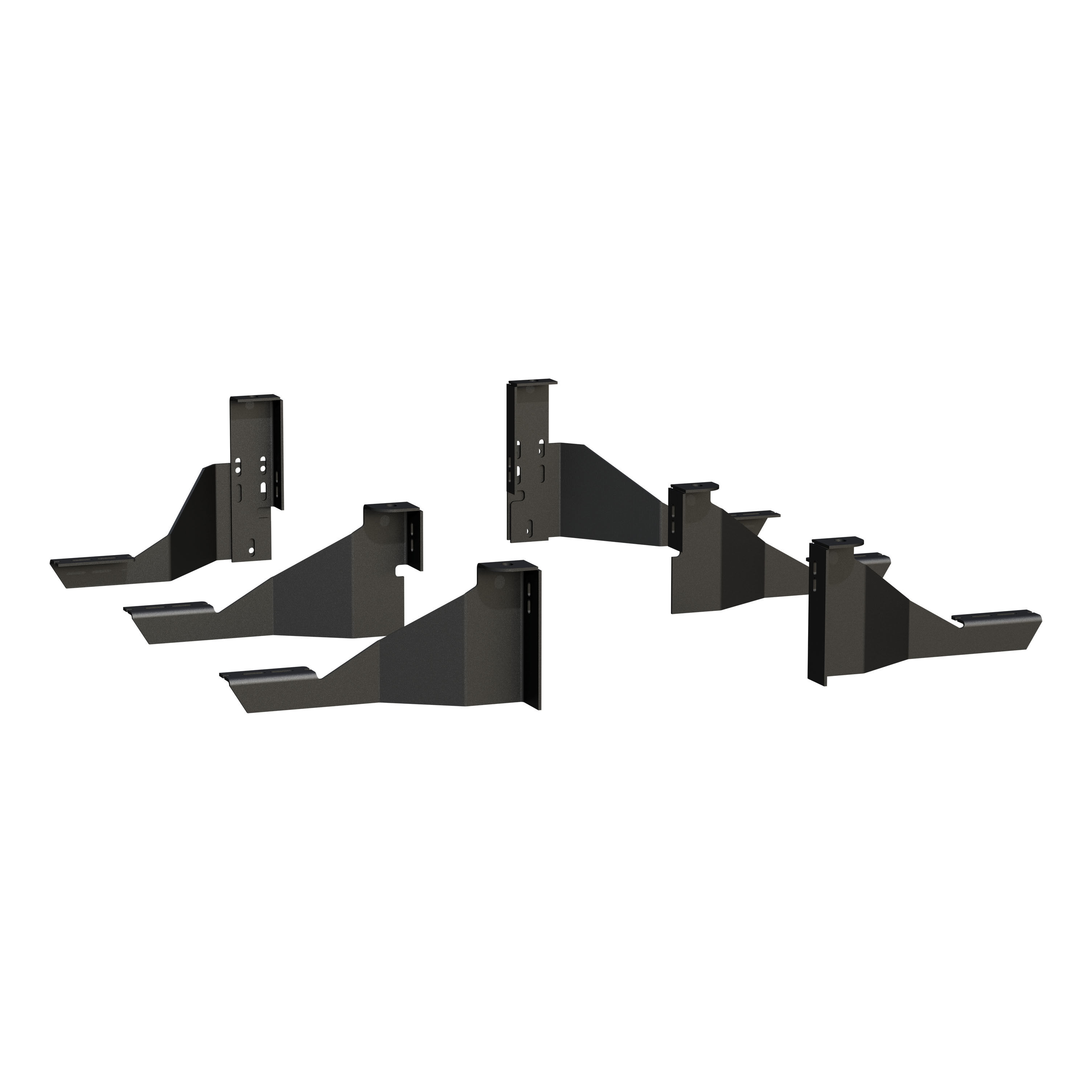2011-2018 Ram 2500 Mega Cab O-Mega II 6" Oval Side Steps Black Textured