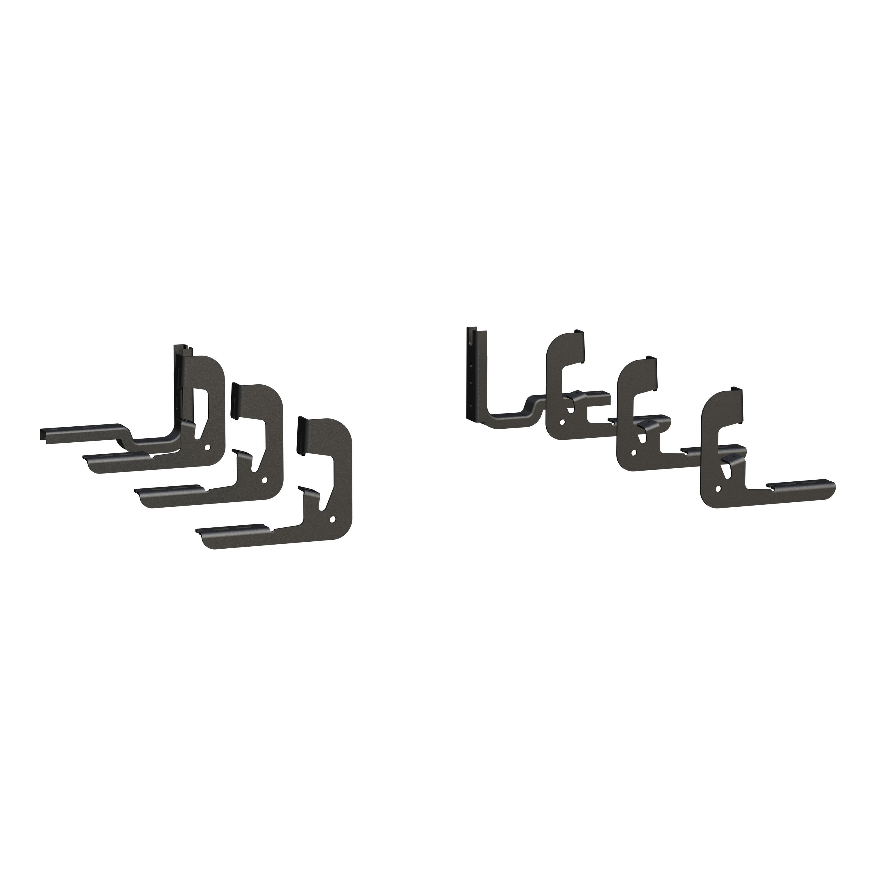 2015-2018 Chevrolet Silverado 2500 HD Crew Cab 8' Box Gas O-Mega II 6" Oval Side Steps Black Textured