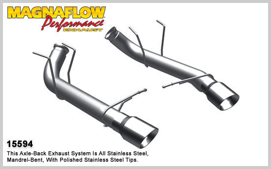 2011 Ford Mustang MagnaFlow Axle Back Exhaust System