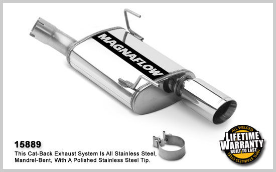 2005-2009 Ford Mustang Base MagnaFlow Axle Back Exhaust System
