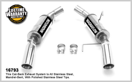 2005-2009 Ford Mustang Shelby GT500 MagnaFlow Axle Back Exhaust System