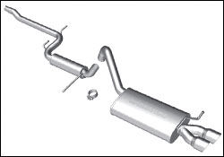 2011 Volkswagen Jetta MagnaFlow Cat Back Exhaust System - 15486