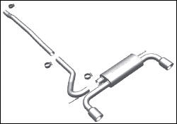 2011 Mini Cooper S MagnaFlow Cat Back Exhaust System - 15490