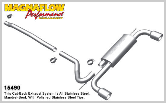 2011 Mini Cooper S MagnaFlow Cat Back Exhaust System