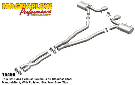 2011-2012 Cadillac CTS V MagnaFlow Cat Back Exhaust System