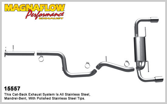 2010-2011 Mazda 3 Mazdaspeed MagnaFlow Cat Back Exhaust System