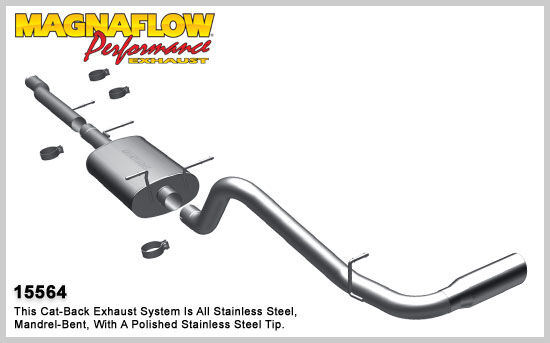 2010 Chevrolet Silverado 1500 LT MagnaFlow Cat Back Exhaust System