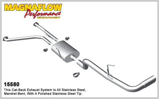 2010-2011 Nissan Frontier MagnaFlow Cat Back Exhaust System