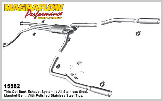 2010-2011 Nissan Titan MagnaFlow Cat Back Exhaust System