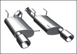 2011 Ford Mustang MagnaFlow Axle Back Exhaust System - 15595