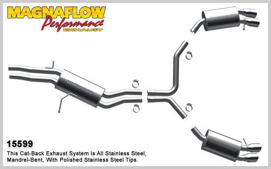 2010-2012 Audi S4 MagnaFlow Cat Back Exhaust System