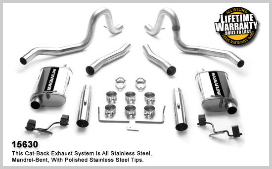 1986-1993 Ford Mustang Cobra MagnaFlow Cat Back Exhaust System