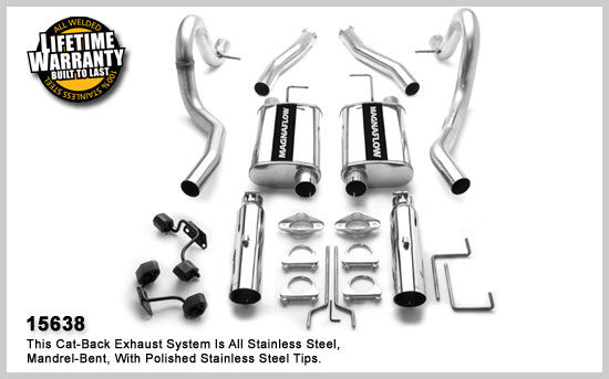 1994-1998 Ford Mustang MagnaFlow Cat Back Exhaust System