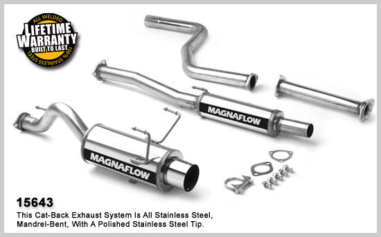 1992-2000 Honda Civic DX MagnaFlow Cat Back Exhaust System
