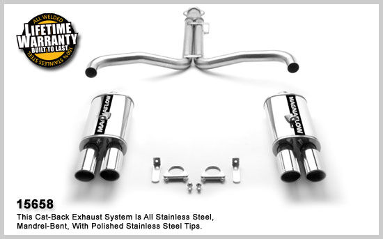 1986-1991 Chevrolet Corvette MagnaFlow Cat Back Exhaust System
