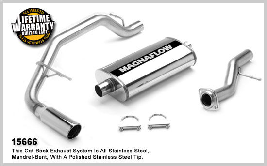 2000-2006 Chevrolet Tahoe Base MagnaFlow Cat Back Exhaust System