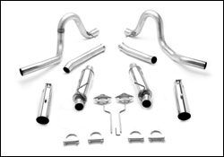 1999-2004 Ford Mustang Bullitt MagnaFlow Cat Back Exhaust System - 15673