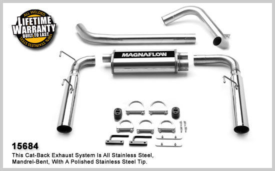 1998-2002 Chevrolet Camaro SS MagnaFlow Cat Back Exhaust System