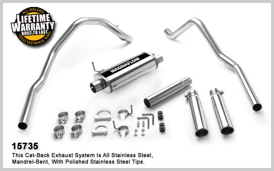 1997-1999 Dodge Dakota MagnaFlow Cat Back Exhaust System