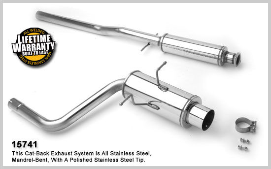 2002-2006 Mini Cooper Base MagnaFlow Cat Back Exhaust System