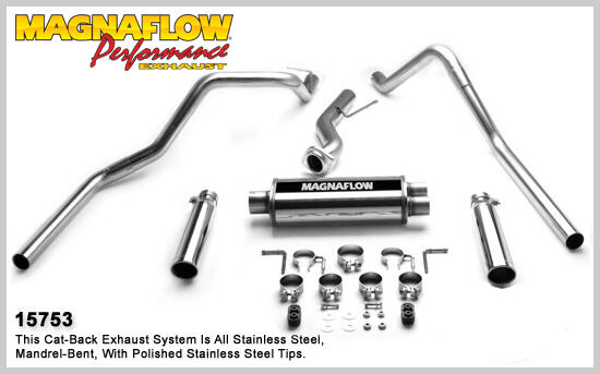 1999-2002 Chevrolet Silverado 1500 MagnaFlow Cat Back Exhaust System