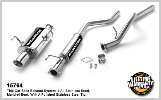 2002-2006 Nissan Sentra MagnaFlow Cat Back Exhaust System