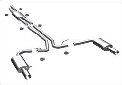 2010 Ford Taurus SHO MagnaFlow Cat Back Exhaust System - 15769