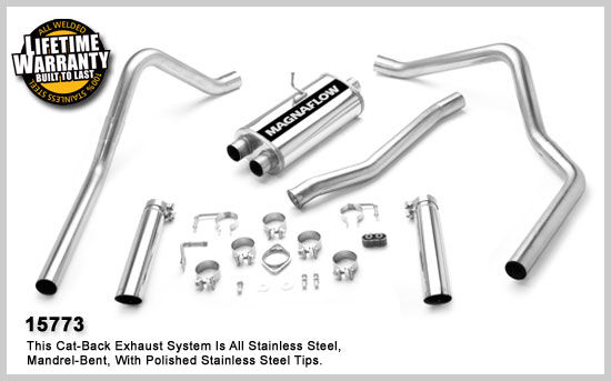 1998-2011 Ford Ranger Base MagnaFlow Cat Back Exhaust System