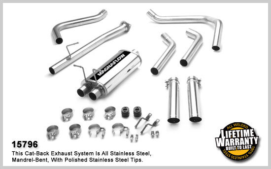 2000-2003 GMC Sonoma MagnaFlow Cat Back Exhaust System