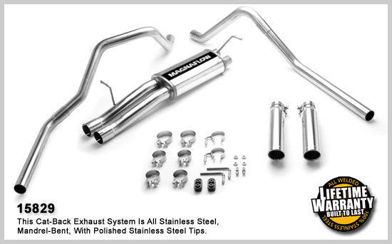2001-2007 GMC Sierra 2500 HD MagnaFlow Cat Back Exhaust System