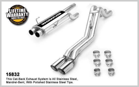 2004-2005 Dodge Ram 1500 MagnaFlow Cat Back Exhaust System
