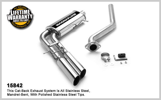 2003-2007 Chevrolet Silverado 1500 Classic LS MagnaFlow Cat Back Exhaust System