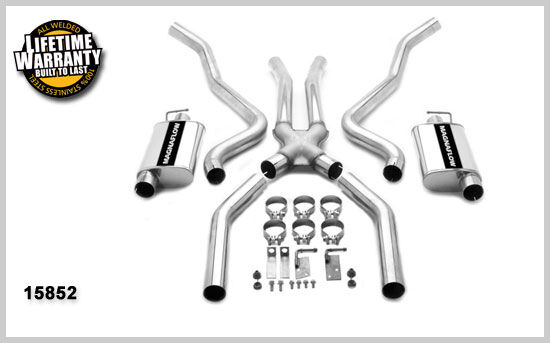 1970-1972 Dodge Challenger MagnaFlow Cat Back Exhaust System