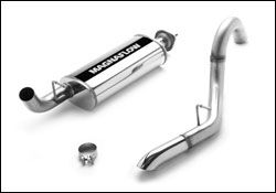 2000-2006 Jeep Wrangler Sahara MagnaFlow Cat Back Exhaust System - 15855