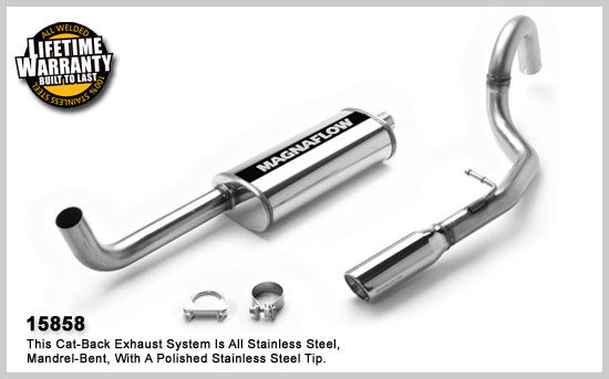1998 Jeep Grand Cherokee MagnaFlow Cat Back Exhaust System