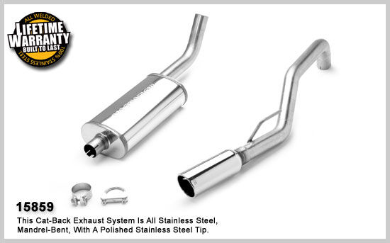 1999-2004 Jeep Grand Cherokee MagnaFlow Cat Back Exhaust System