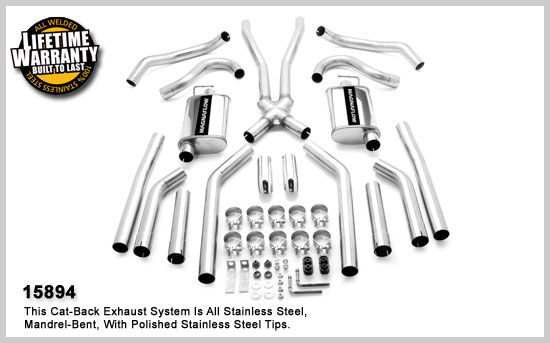 1970-1972 Buick GS MagnaFlow Crossmember Back Exhaust System