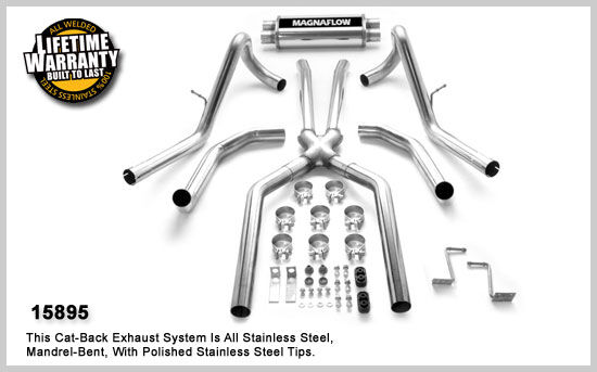 1967-1969 Chevrolet Camaro MagnaFlow Cat Back Exhaust System