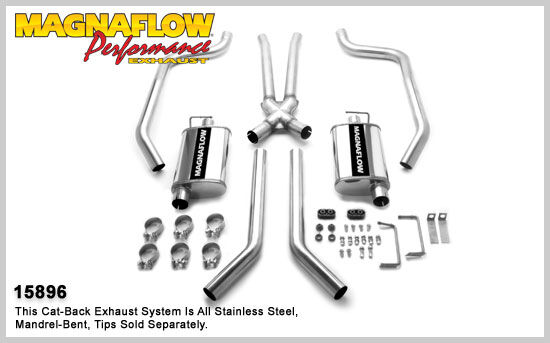 1967-1969 Chevrolet Camaro MagnaFlow Cat Back Exhaust System