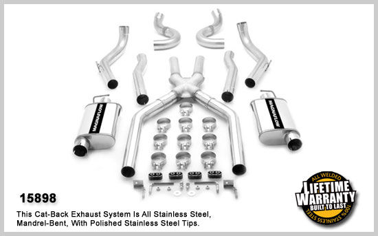 1970-1972 Buick GS MagnaFlow Crossmember Back Exhaust System