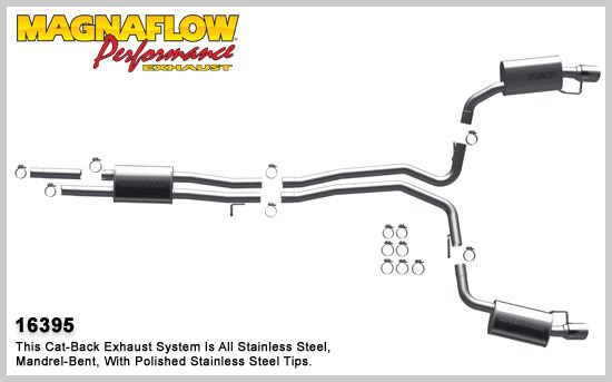 2010-2011 Ford Flex Limited MagnaFlow Cat Back Exhaust System