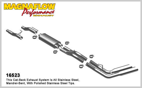 2004-2008 Ford F-150 Harley-Davidson Edition MagnaFlow Cat Back Exhaust System