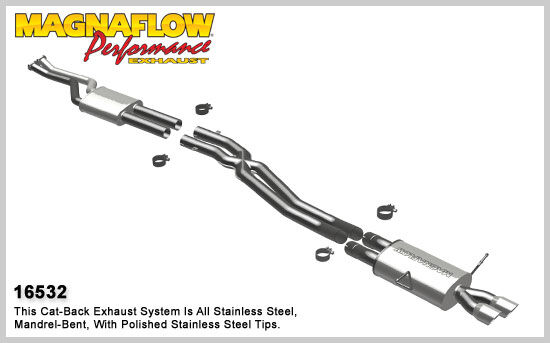 2000 BMW 328Ci MagnaFlow Cat Back Exhaust System