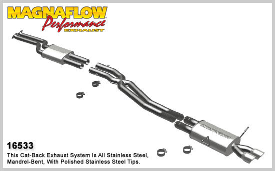 2001-2005 BMW 330i MagnaFlow Cat Back Exhaust System