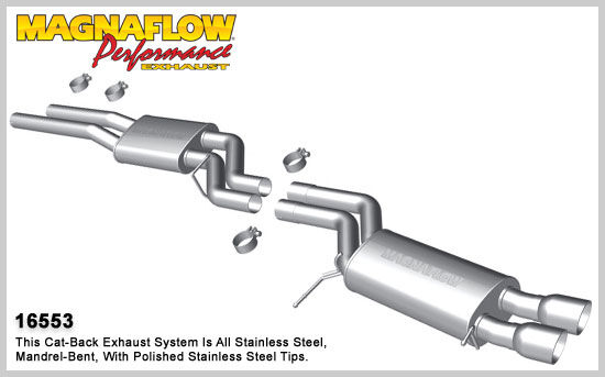 2008-2010 BMW 535i MagnaFlow Cat Back Exhaust System