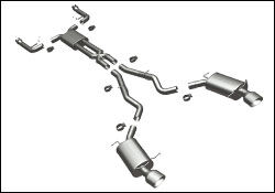 2004-2005 BMW 645Ci MagnaFlow Cat Back Exhaust System - 16560